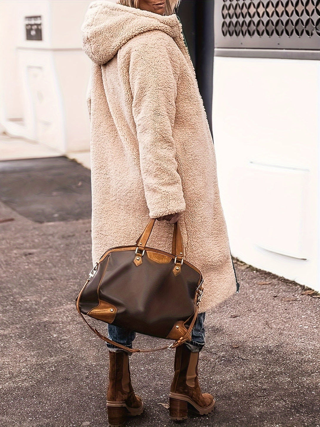 Camille | Manteau long réversible