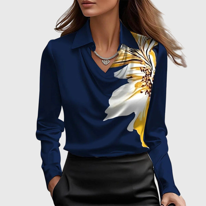 Cordelia | Blouse drapée élégante