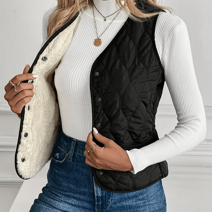 Kendra | Gilet matelassé réversible