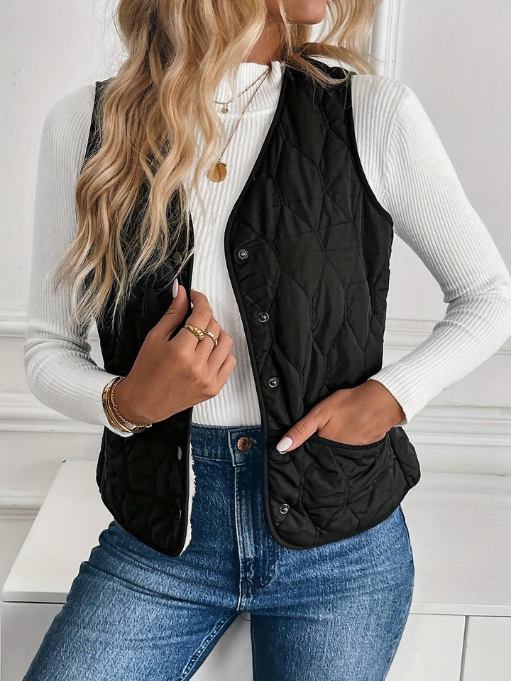 Kendra | Gilet matelassé réversible