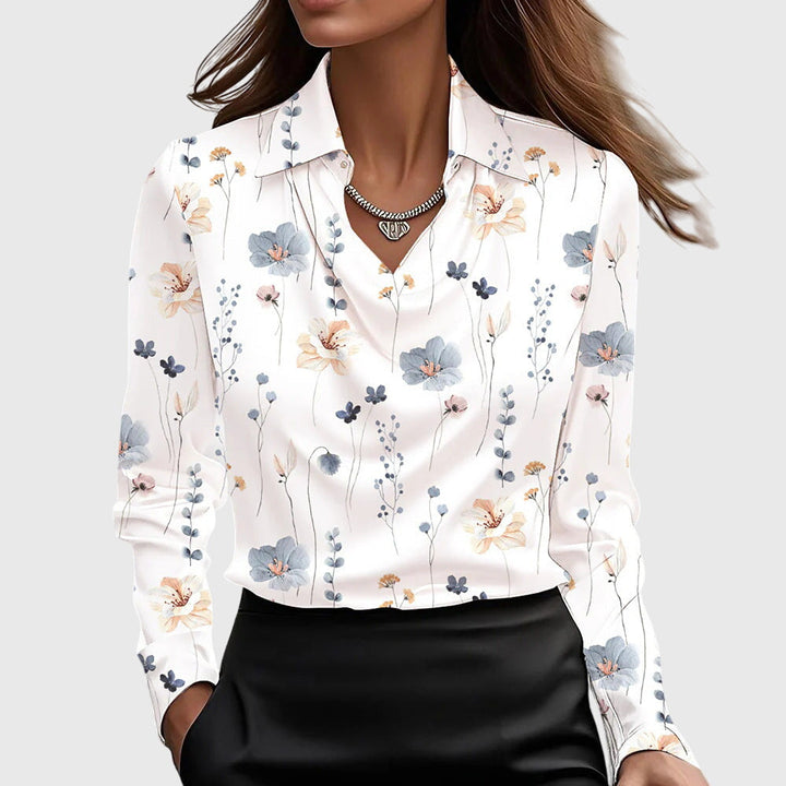 Cordelia | Blouse drapée élégante