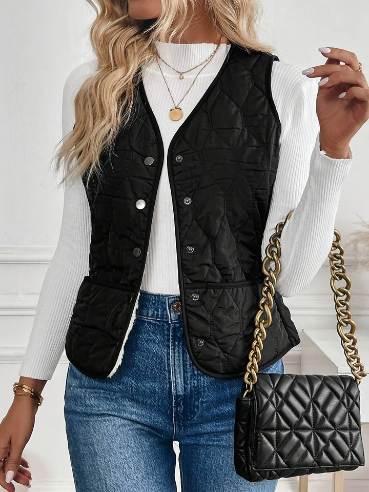 Kendra | Gilet matelassé réversible