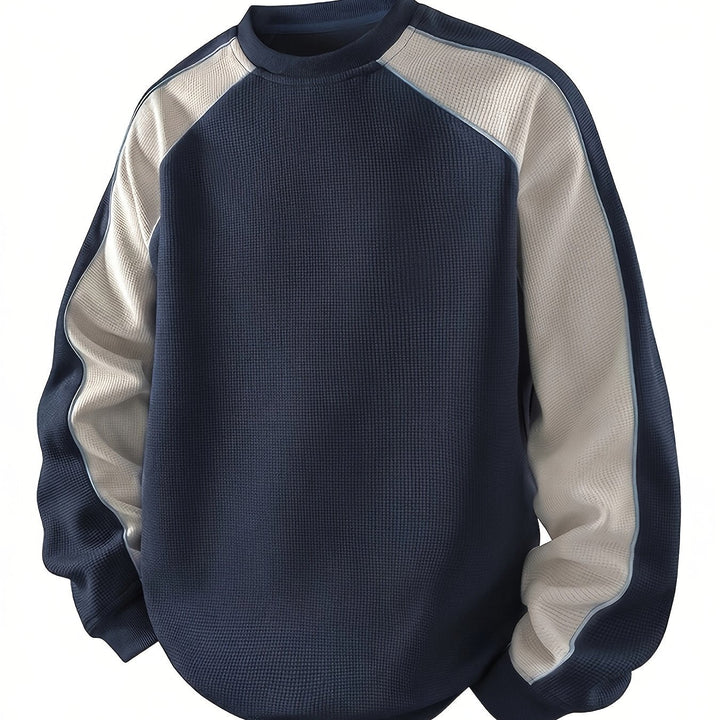 Sheldon | Sweatshirt à col rond et empiècements