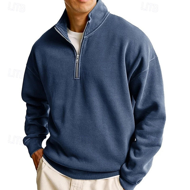 Callum | Sweatshirt à col zippé