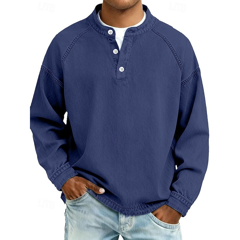 Colby | Chemise Henley à l&