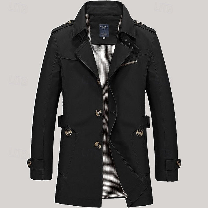 Leonard | Trench-coat droit élégant