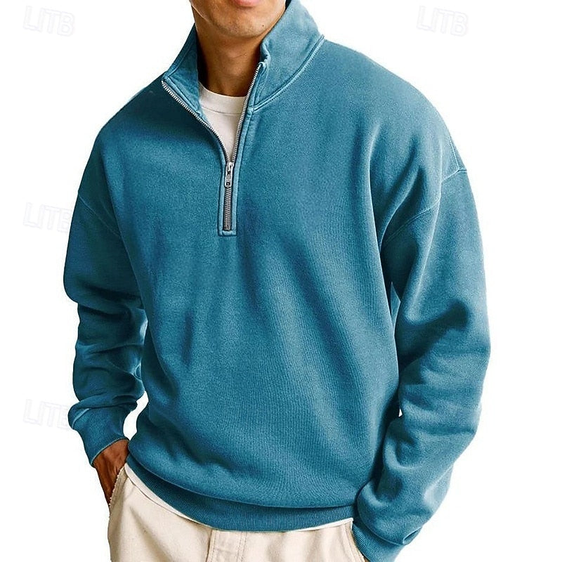 Callum | Sweatshirt à col zippé