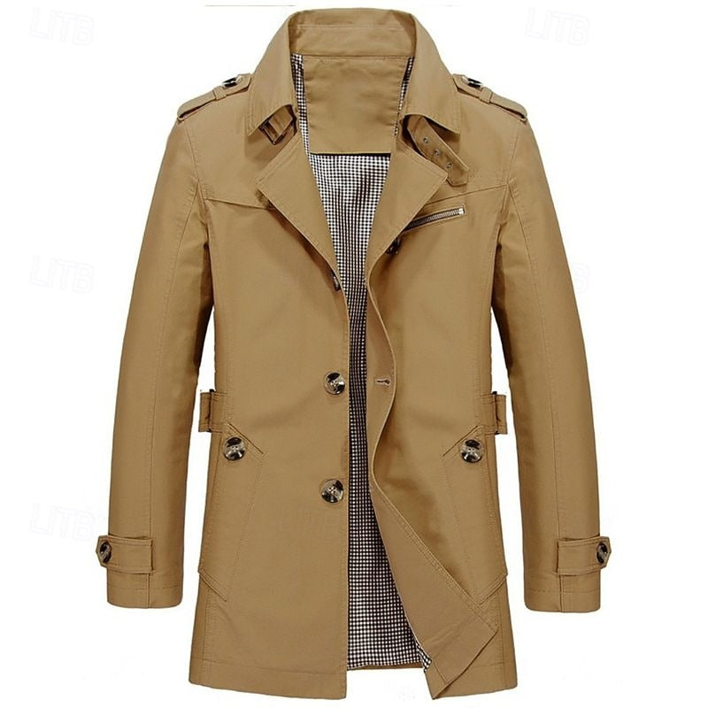 Leonard | Trench-coat droit élégant