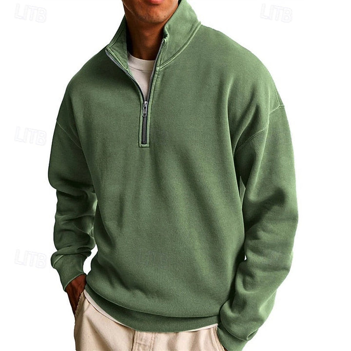Callum | Sweatshirt à col zippé