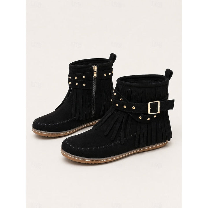 Susannah | Bottines mocassin à franges