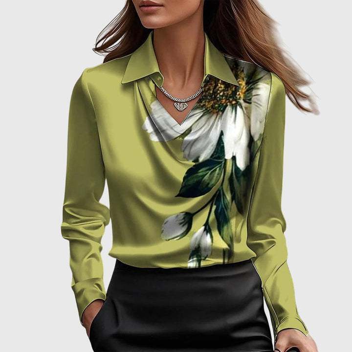 Cordelia | Blouse drapée élégante