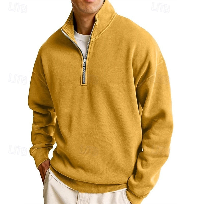 Callum | Sweatshirt à col zippé