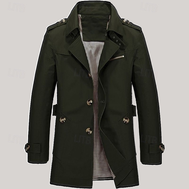 Leonard | Trench-coat droit élégant