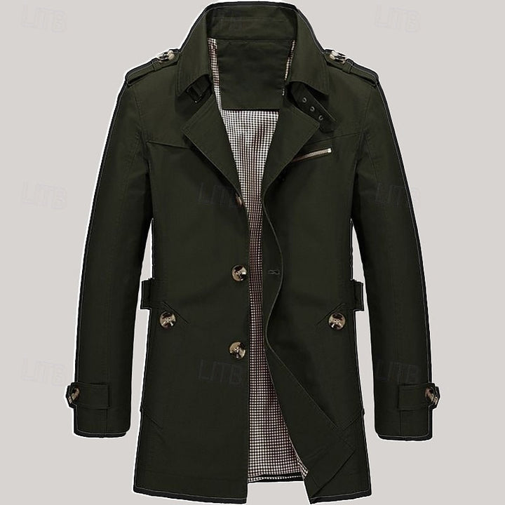 Leonard | Trench-coat droit élégant