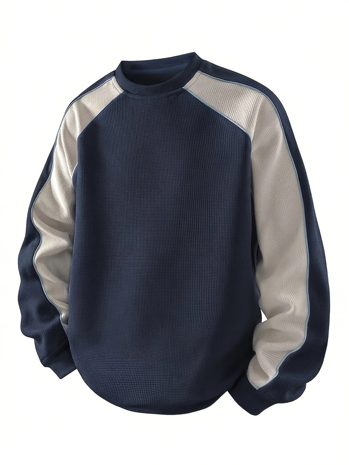 Sheldon | Sweatshirt à col rond et empiècements