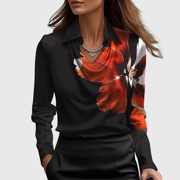 Cordelia | Blouse drapée élégante
