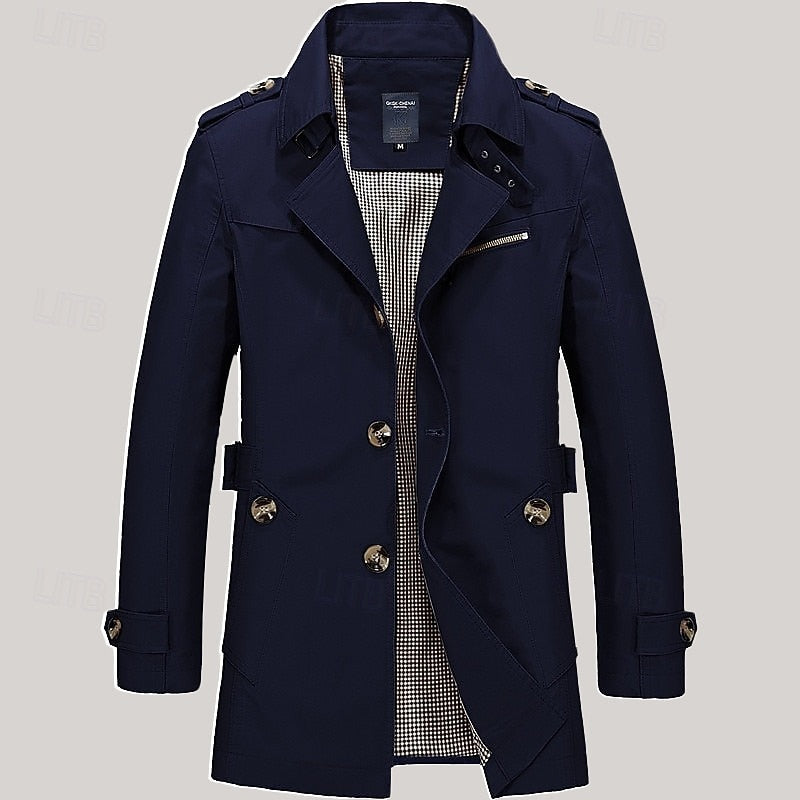 Leonard | Trench-coat droit élégant