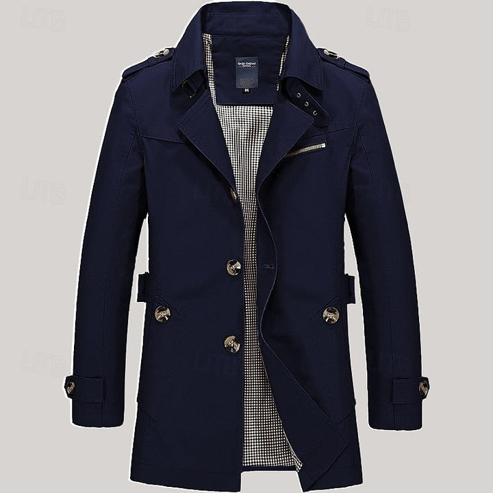 Leonard | Trench-coat droit élégant