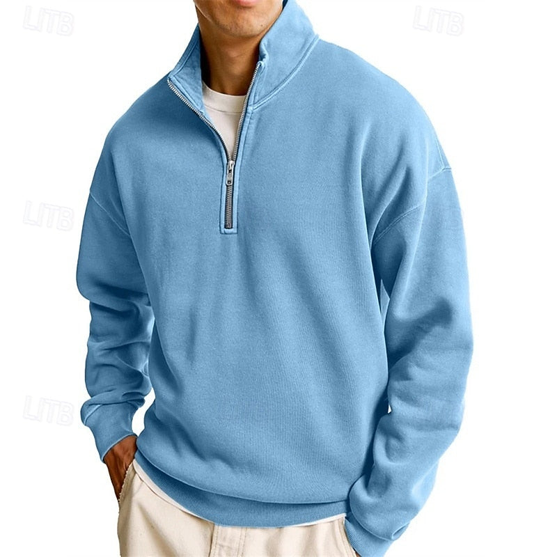 Callum | Sweatshirt à col zippé