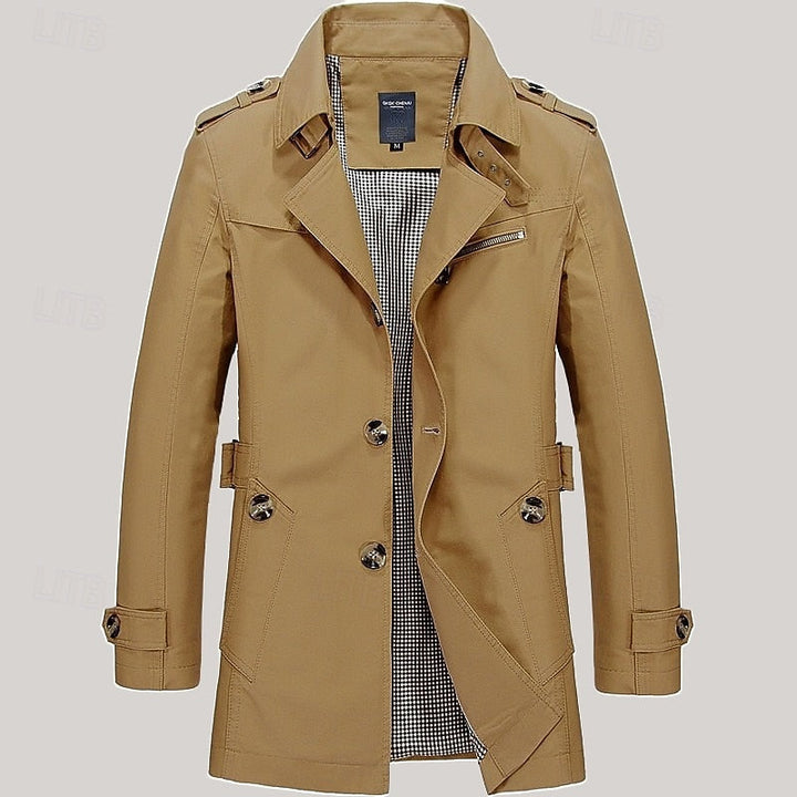 Leonard | Trench-coat droit élégant