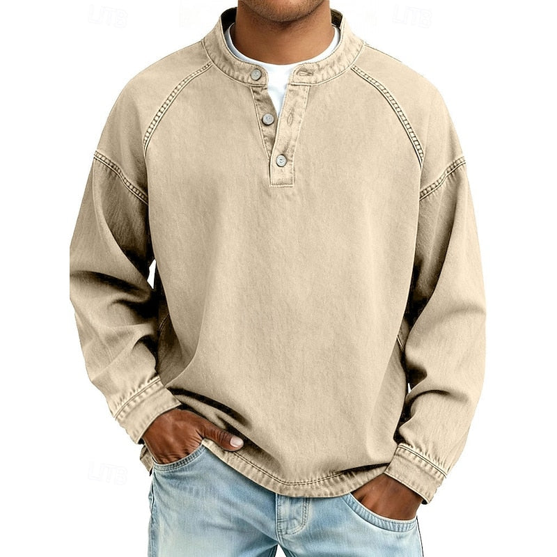 Colby | Chemise Henley à l&