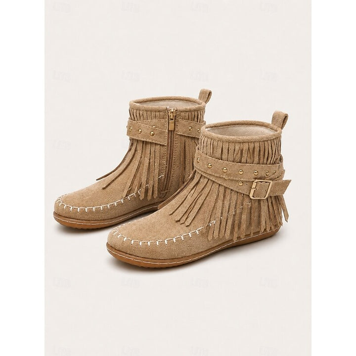 Susannah | Bottines mocassin à franges