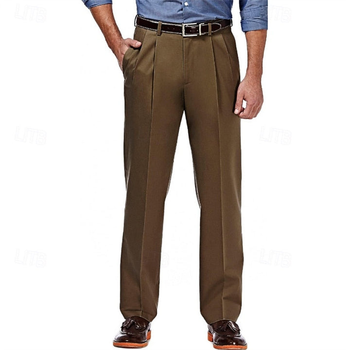 Preston | Pantalon de costume droit à pinces