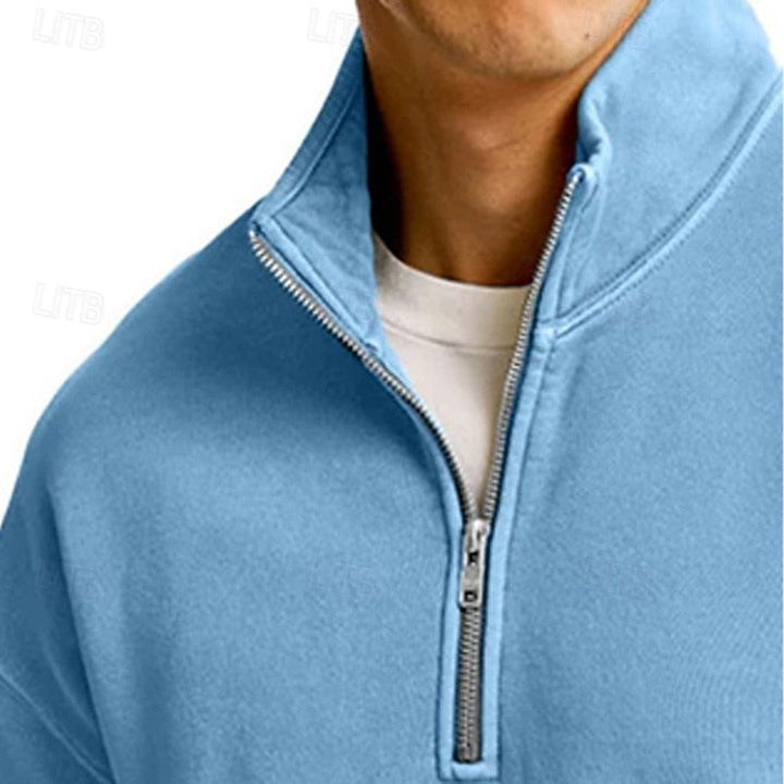 Callum | Sweatshirt à col zippé