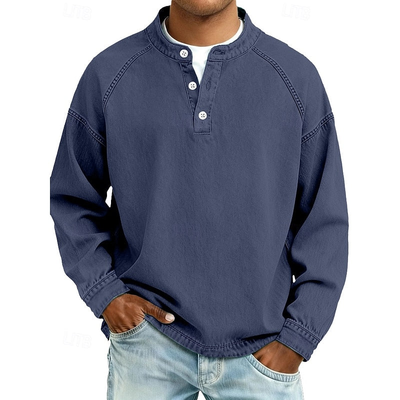 Colby | Chemise Henley à l&