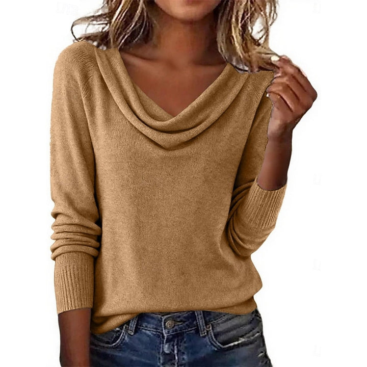 Charlotte | Pull à col bénitier élégant