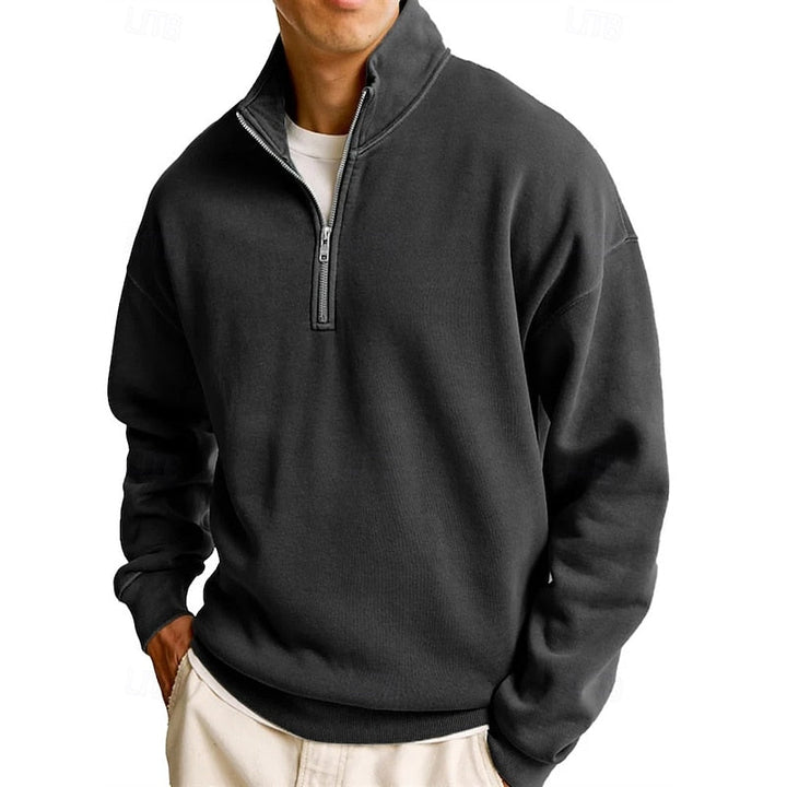 Callum | Sweatshirt à col zippé