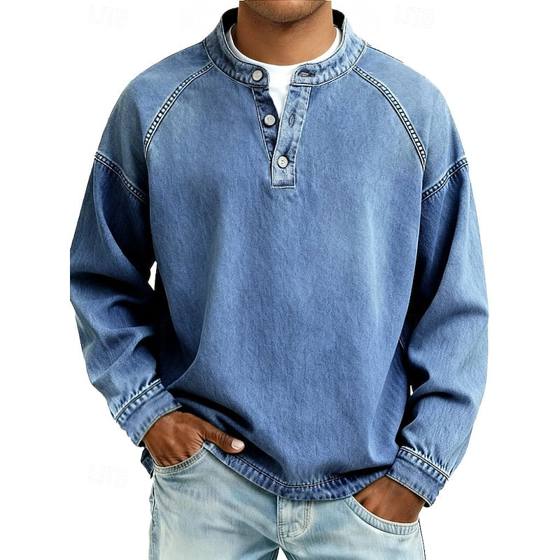 Colby | Chemise Henley à l&