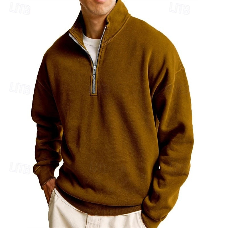 Callum | Sweatshirt à col zippé