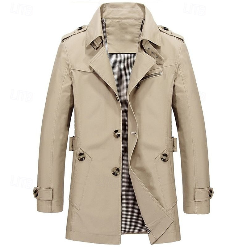 Leonard | Trench-coat droit élégant