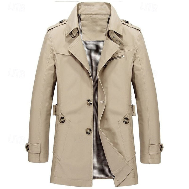 Leonard | Trench-coat droit élégant