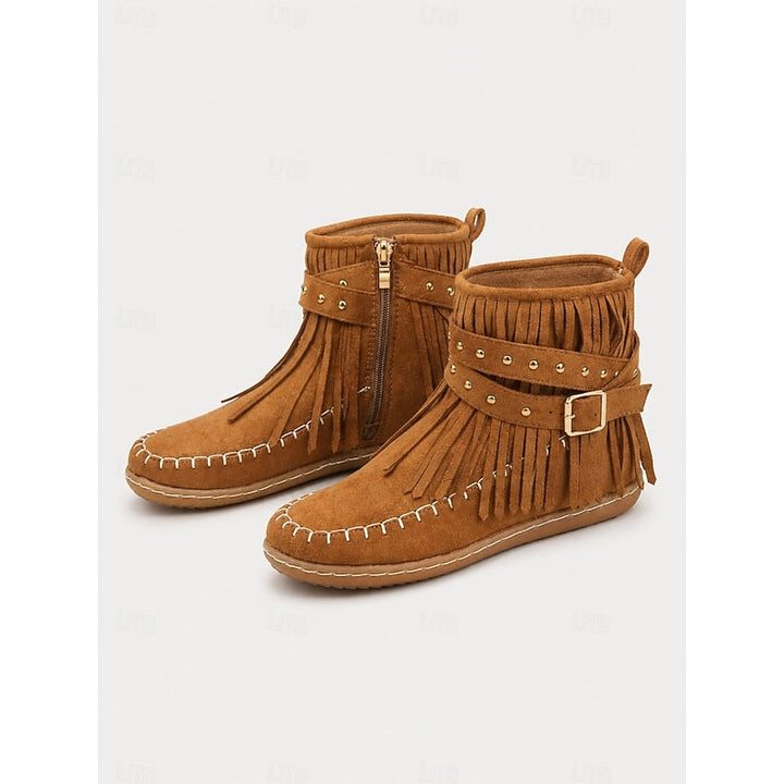 Susannah | Bottines mocassin à franges