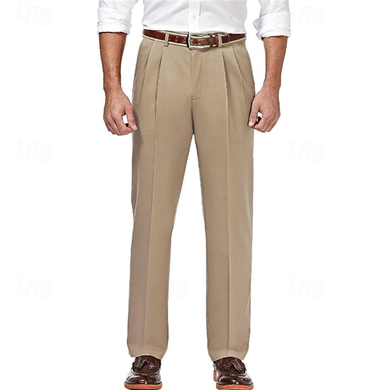 Preston | Pantalon de costume droit à pinces