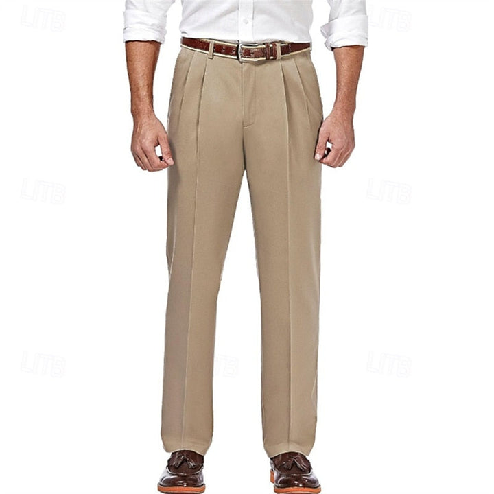 Preston | Pantalon de costume droit à pinces