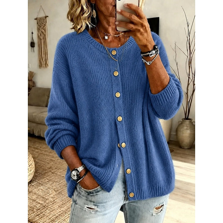 Cecilia | Cardigan boutonné en maille douce