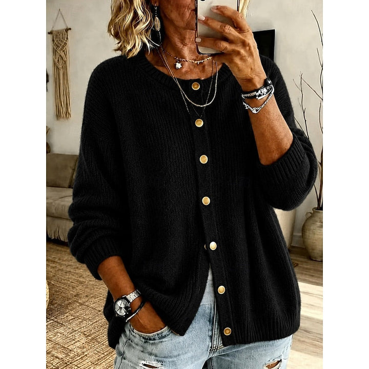 Cecilia | Cardigan boutonné en maille douce