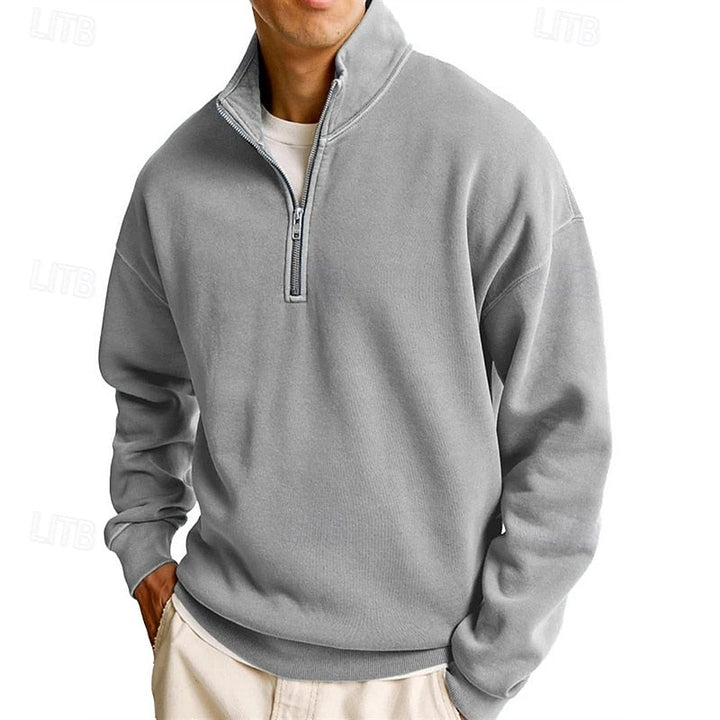 Callum | Sweatshirt à col zippé