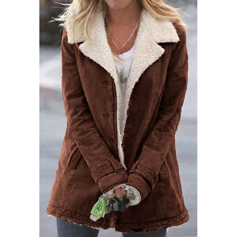 Brynn | Manteau doublé en sherpa