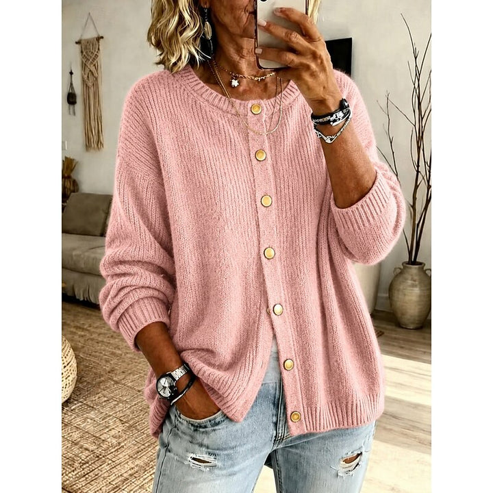 Cecilia | Cardigan boutonné en maille douce