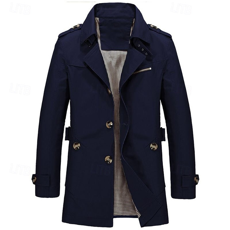 Leonard | Trench-coat droit élégant