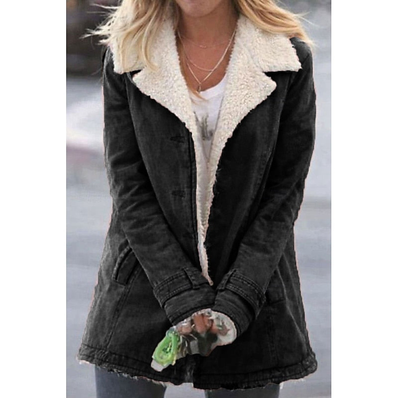 Brynn | Manteau doublé en sherpa