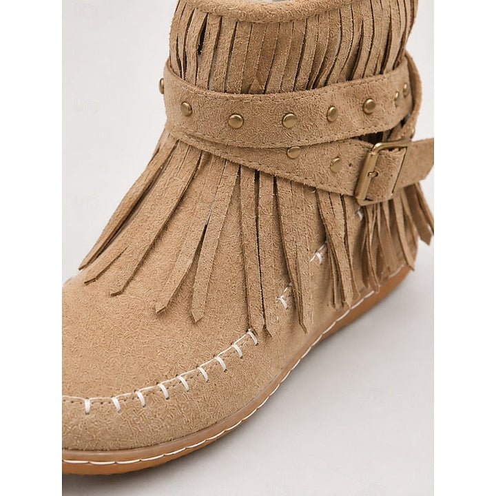 Susannah | Bottines mocassin à franges