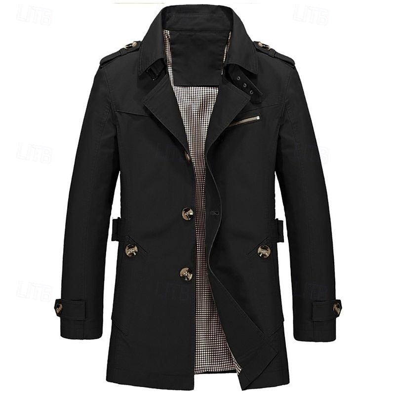 Leonard | Trench-coat droit élégant