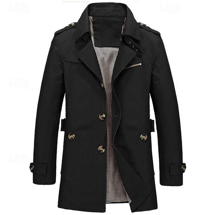 Leonard | Trench-coat droit élégant