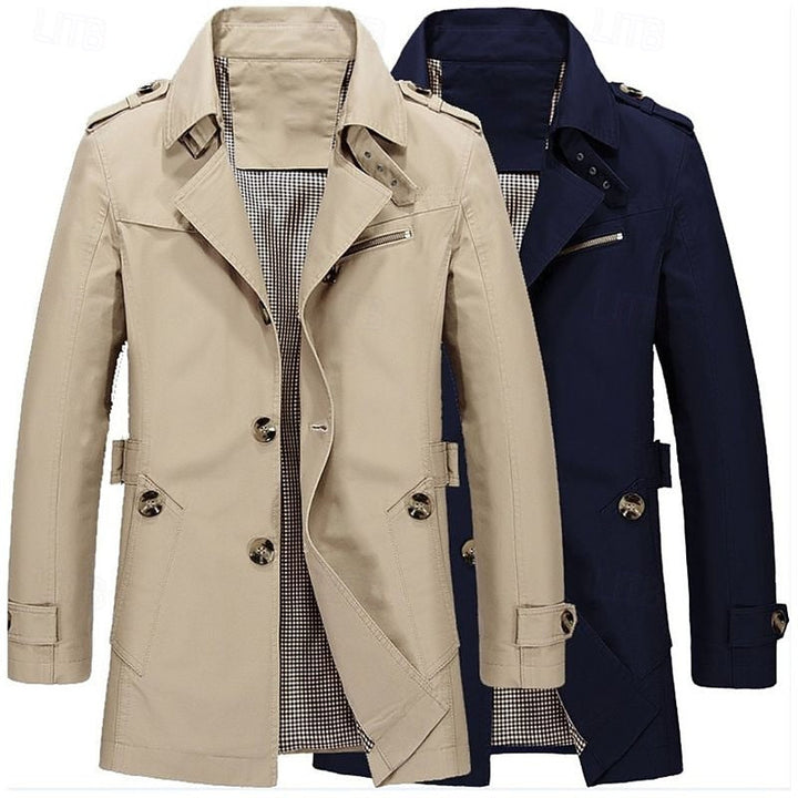 Leonard | Trench-coat droit élégant